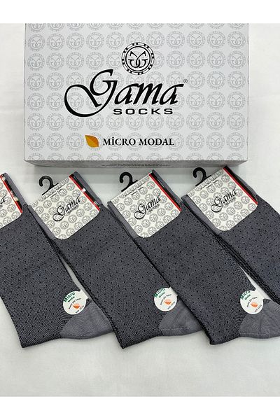 Gama Çorap Ανδρικές λεπτές καλοκαιρινές κάλτσες με μοτίβο 4 τεμαχίων