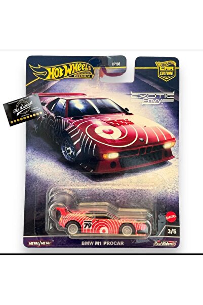 HOT WHEELS Premium Car Culture Exotic Envy Serisi BMW M1 Procar Koleksiyon Oy...