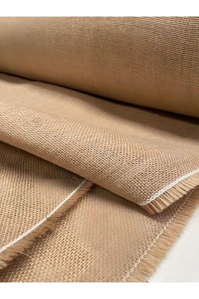 METİNEV Straw Base Skirt Made of Jute Fabric