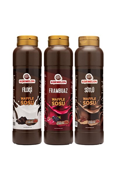KARMELON Waffle & Krep & Pankek Sos 3'lü Set - 1100gx3 Adet