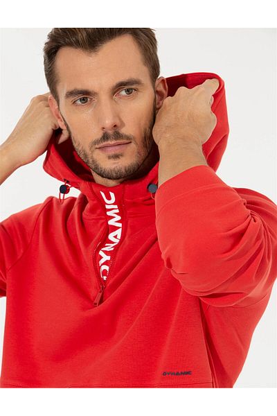 Pierre Cardin Удобен суичър с качулка