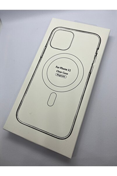 Iphone 11 Uyumlu Magsafe Şeffaf Kılıf Darbelere Karşı Koruyucu Kapak