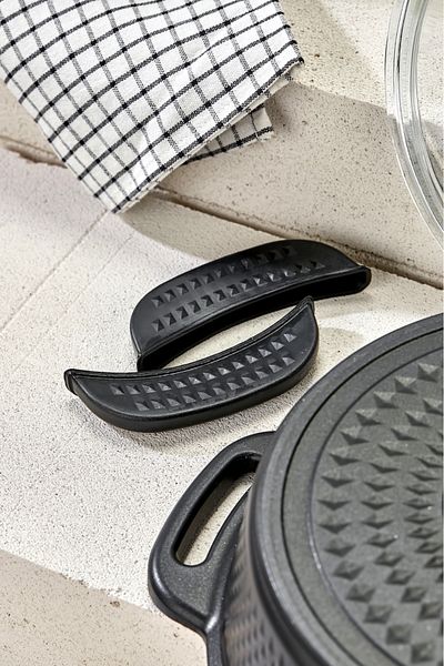 Cooker 28 Cm Crystal Series - Cast Iron Granite Silicone Flat Pot
