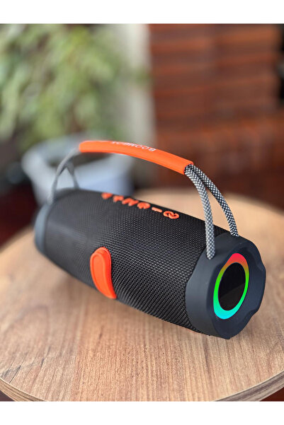 Coverzone RGB Işıklı Kablosuz Speaker Bluetooth Hoparlör Taşıma İpli Type-C Ş...