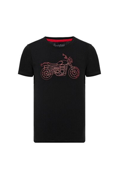ROUTEFIELD Tj Men's Black T-Shirt Men's T-Shirt Rftj22