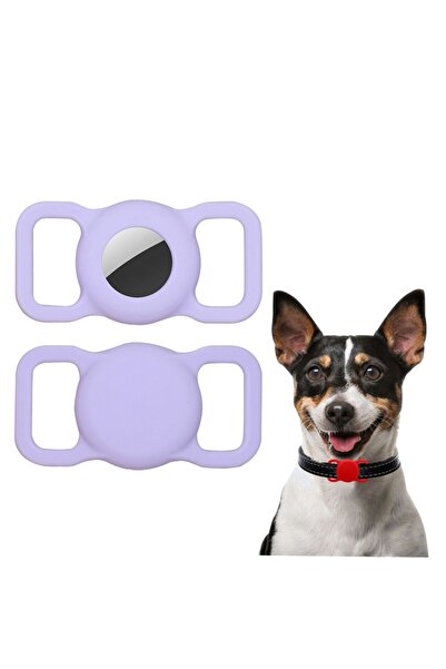 Dexmon حافظة من السيليكون المتوافقة مع Airtag يمكن ارتداؤها على طوق القطط وال...