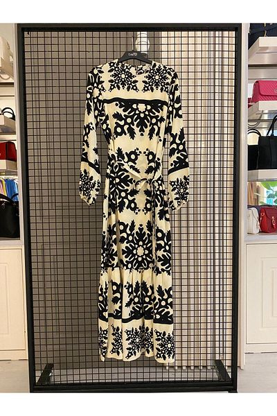 Armine Armine Patterned Belted Dress