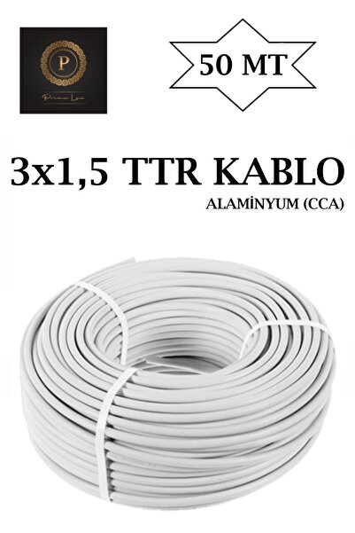 primelux 3x1,5 Çok Telli Ttr Kablo 50 Metre (cca)