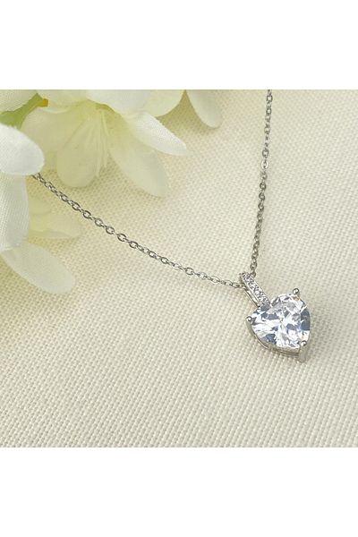 Long diamond pendant necklace online