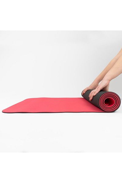 Mitr Red Non-Slip Yoga & Pilates Mat