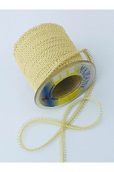 Majestik Pıtırcık Hand Embroidered Ribbon. 5 Meters. Color No:45.