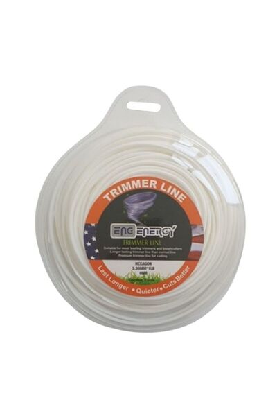 ENG ENERGY Altı Köşe Beyaz Misina 3.3mm 46Mt