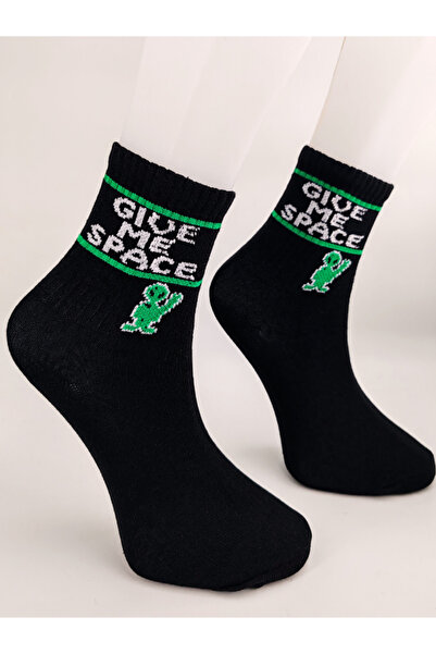 Shuttle Park Унисекс комикс мода - Дай ми пространство колежански чорапи с шарка на извънземно