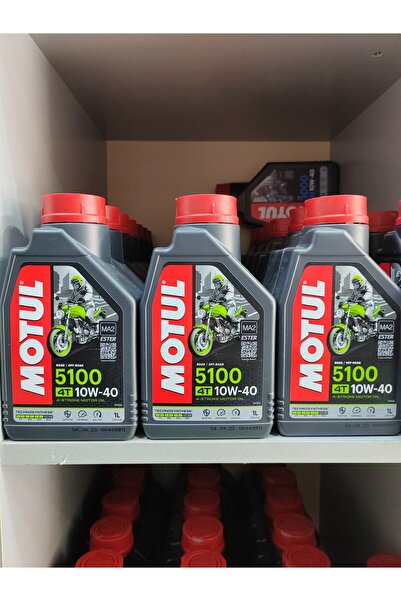 Motul 5100 4T 10W-40 Yüksek performansı Motosiklet motor yağı Technosynthese®...