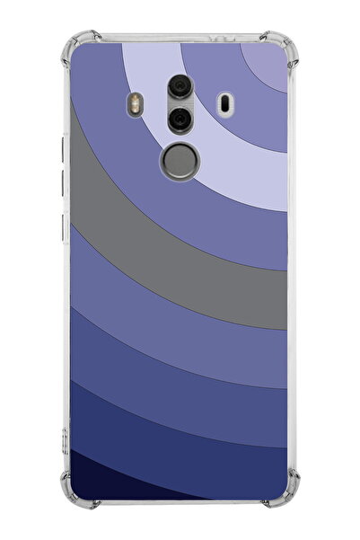 PrintiFy Huawei Mate 10 Pro Compatible Transparent Silicone Case with Corner ...