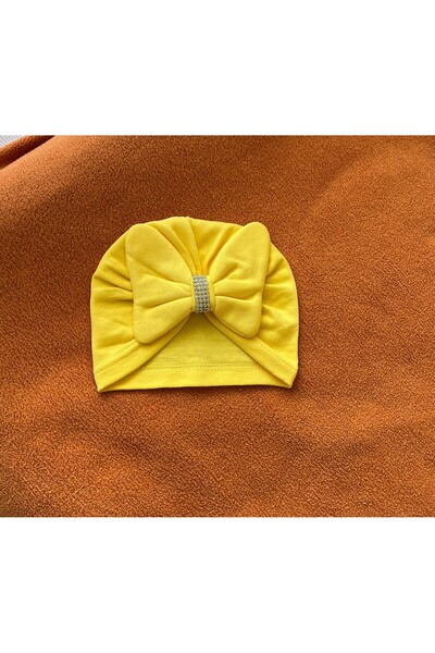 punch passion 100% Cotton Baby Cap/ Baby Bandana/ Baby Cap with Ribbon/ Baby Cap