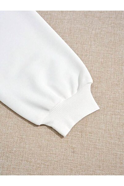 Touz Moda Φούτερ με λευκή κουκούλα με σχέδιο Disco Ball