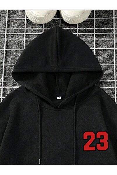 Touz Moda Лос-Анджелес, чорна унісекс-худі з капюшоном і принтом