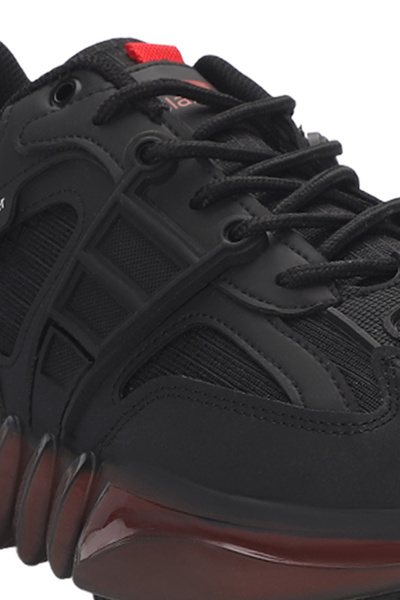 Slazenger ZENITH Erkek  Siyah / Kırmızı Koşu & Yürüyüş Spor Ayakkabısı