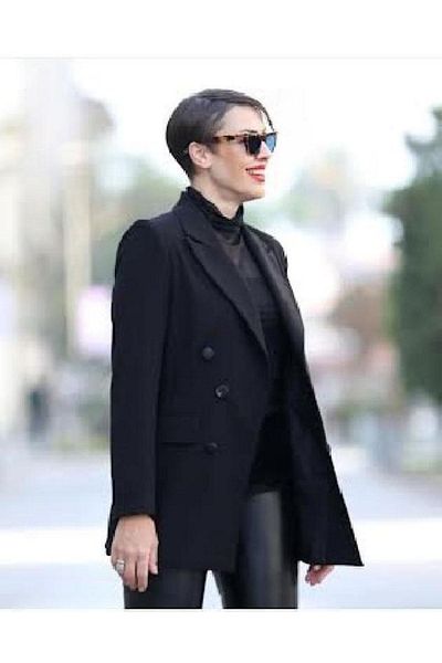 PARKDERİN Σακάκι blazer με μαύρο κουμπί