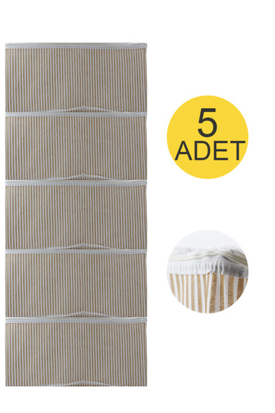 Göz Nuru Antrasit Çizgili 5 Adet Döşek 120x50x50cm Boyutlu Ekstra Dayanıklı Hurç