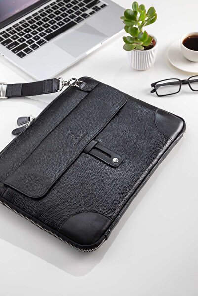 Conceria Pelle Hakiki Deri Macbook Çantası Urban Carryall Bag