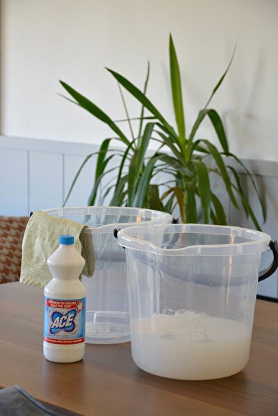 biedda Kapaksız Su Kovası 13 Litre Şeffaf Temizlik Kovası Kapaksız Kova