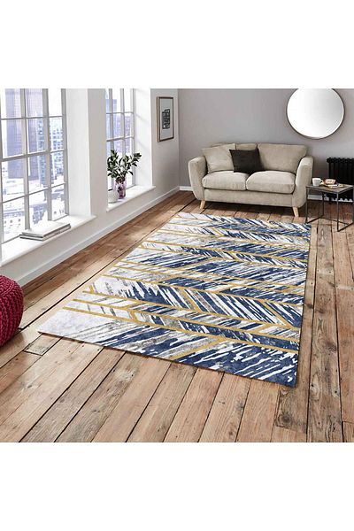 MEKA TEKSTİL Parrot Colored Model Elastic Carpet Cover
