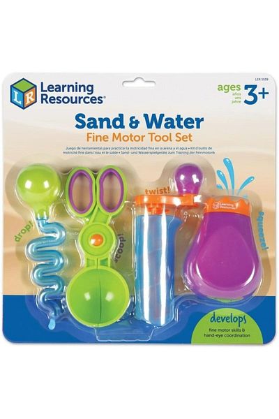 Learning Resources محرك رفيع - مجموعة مهارات لون الرمل