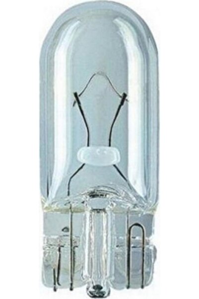 Erlight 12V T10 W5W Dipsiz Ön Park Plaka Tavan Iç Aydınlatma Standart Ampul (...