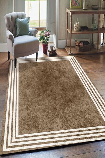 Yürük Home Welsoft Kumaş Dijital Baskılı ZEİLO MODELİ LASTİKLİ HALI ÖRTÜSÜ