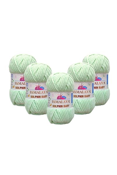 Himalaya 80307 Σαπφίρης Χρώματος Δωδεκάδας Dolphin Baby Βελούδο - 5-λιτρο Πακέτο 100 γρ. 120 Mt.
