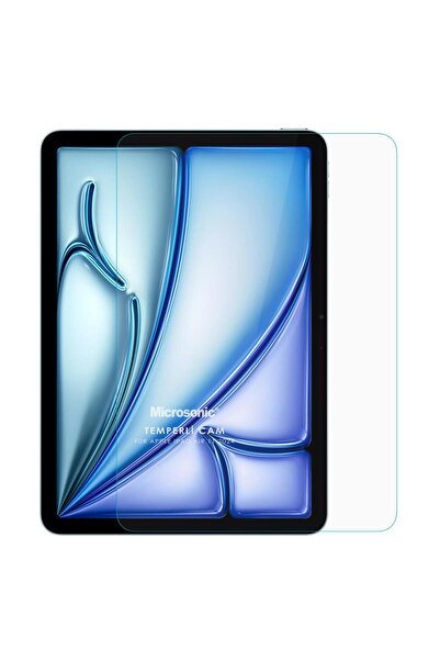 Microsonic Apple iPad Air 11 2024 Uyumlu (A2902-A2903) Tempered Glass Cam Ekr...