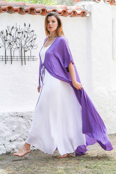 Chiccy Pool Collar Printed - Low Sleeve Long Fit Set, Casual Woven