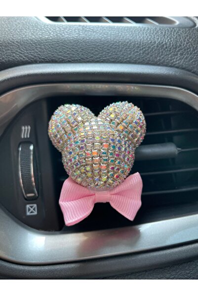 Zey Desing PANDA PEMBE FİYONLU KLİMA KOKUSU