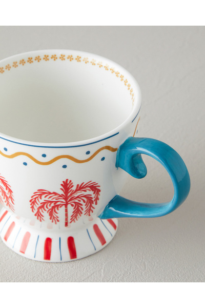 English Home Carnival Tree New Bone China Kupa Açık Mavi