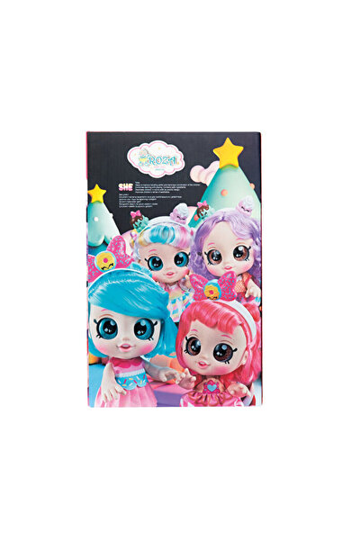 Global Roza Şeker Kız Mor Etekli Fonksiyonlu Bebek