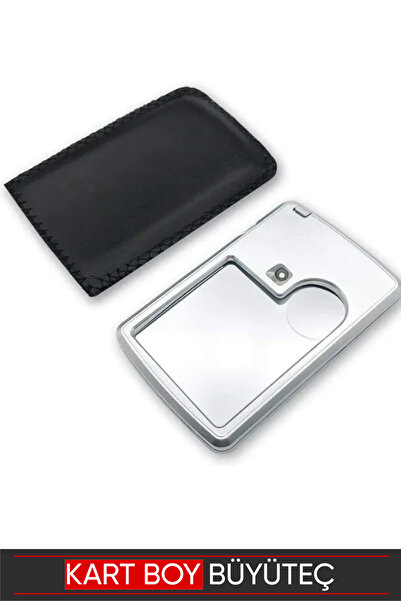 Vox Art Kart Boy Büyüteç - LED Işıklı Cep Büyüteç 6x-3x