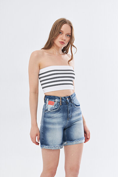 cracpot TREND Cotton Denim Şort