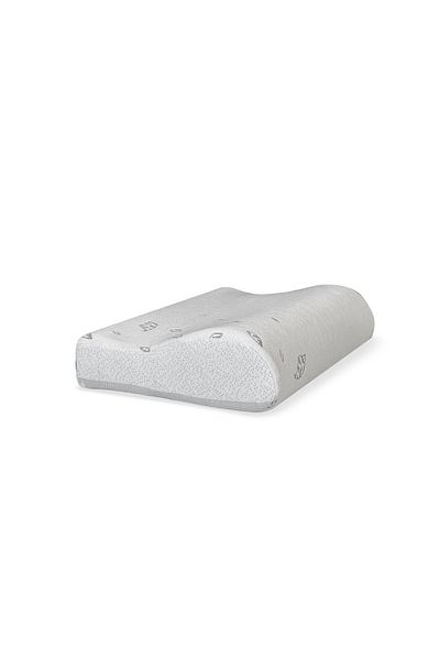 VİSCOHAPPY Jaja Visco Orthopedic, Odorless 100% Visco (Bulk Mold) Medical Hygienic Pillow 50X32X10-8Cm
