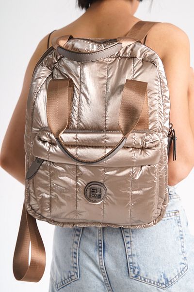 Shoesers Special Design - Large Size Women's Backpack with Parachute Fabric and Double Compartments