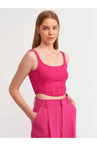Belle Vie Yeşili Askılı Korse Crop top