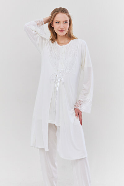 LORIAN'S New Season Women's Maternity and Maternity Pajamas Set - Short Sleeve Set of 3