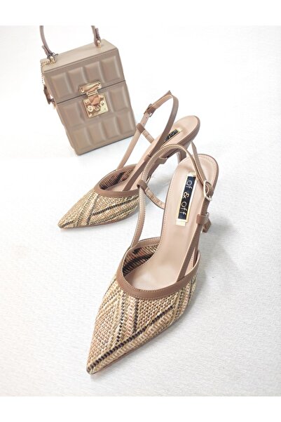 Of&Off KADIN HASIR DOKULU TOPUKLU AYAKKABI