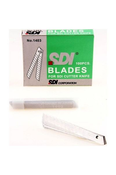 Sdi Narrow Utility Knife Refill 100 Pieces