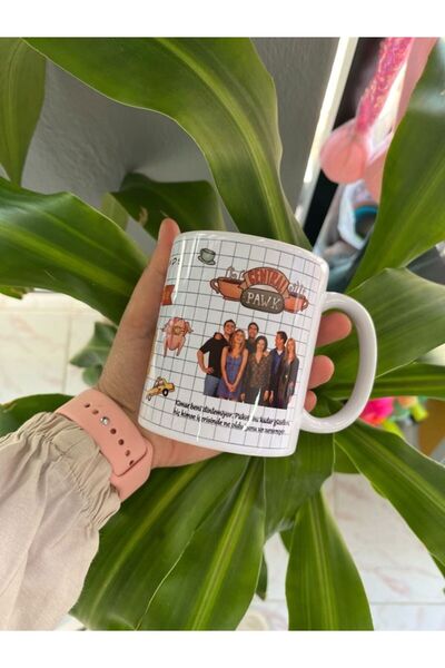 EyER Shoping Friends Dizi Özel Tasarım Kupa Bardak 1 adet