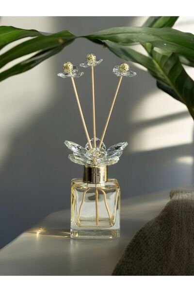 ArzzHome Kristal Cam Koku Şişesi Bal Gold