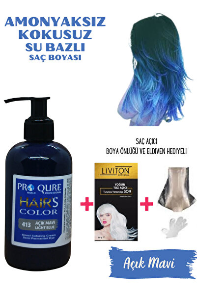 PROQURE amonyaksız saç boyası, kokusuz subazlı yarı kalıcı 250 ml PROQURE (AÇ...
