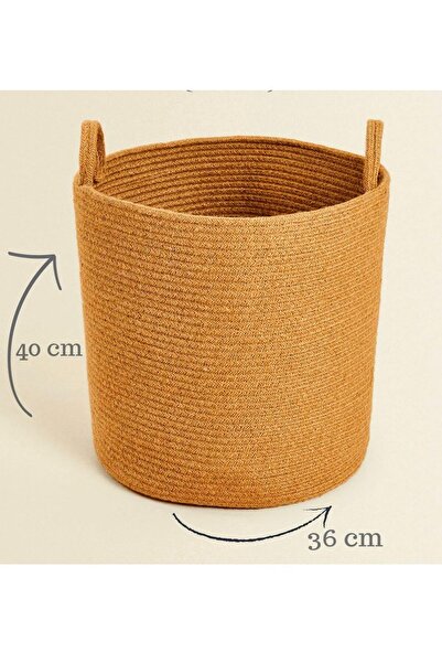 ModaCardin Organizer Ψάθινο Καλάθι Ιουτ - Καλάθι παιχνιδιών και ρούχων