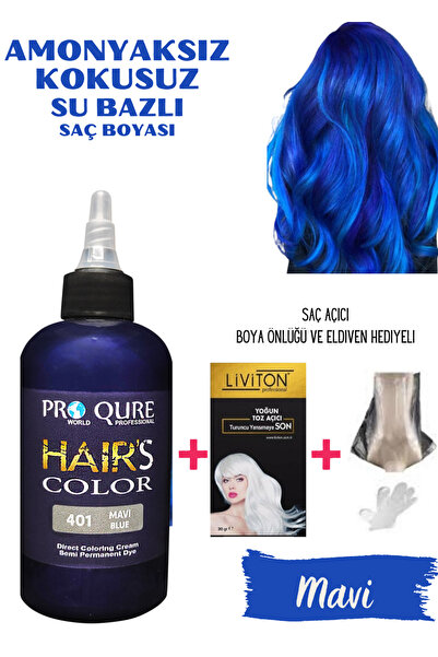 PROQURE amonyaksız saç boyası, kokusuz subazlı yarı kalıcı 250 ml PROQURE (AÇ...